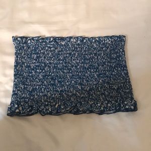 Floral print tube top NWOT